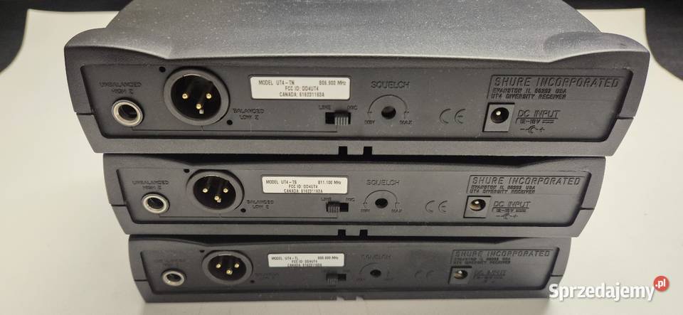 Odbiorniki i nadajniki shure bezprzewodowe Sprzęt estradowy, studyjny i DJ-ski Konin
