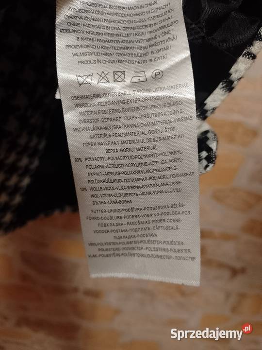 36S Biznesowa wełniana kamizelka garniturowa z