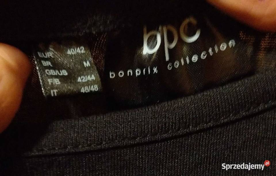 Czarna sukienka długa maxi wiskoza BPC Bonprix Długość Maxi