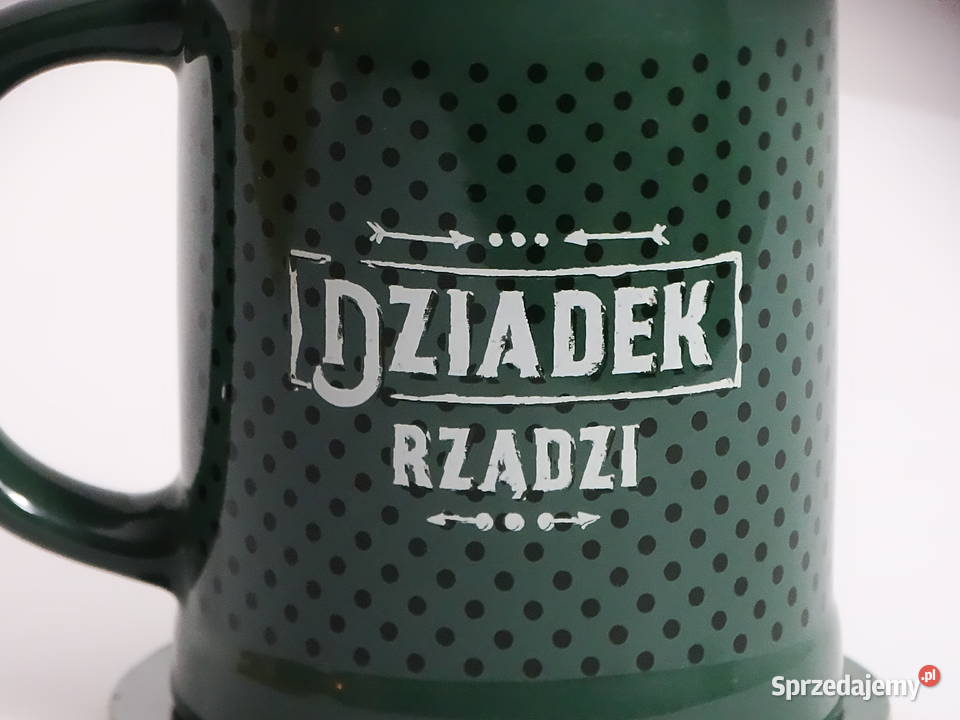 Zestaw prezentowy dziadka kufel podstawka 500 ml lubelskie Biłgoraj