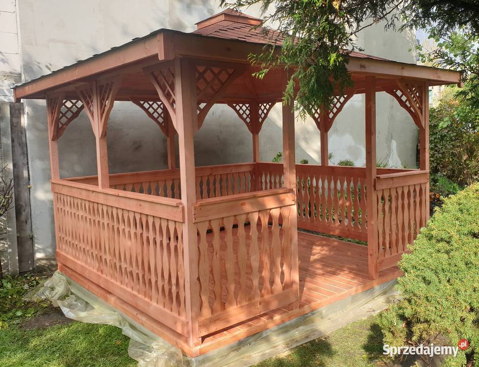 Altana ogrodowa drewniana altanka kwadratowa sprzedam