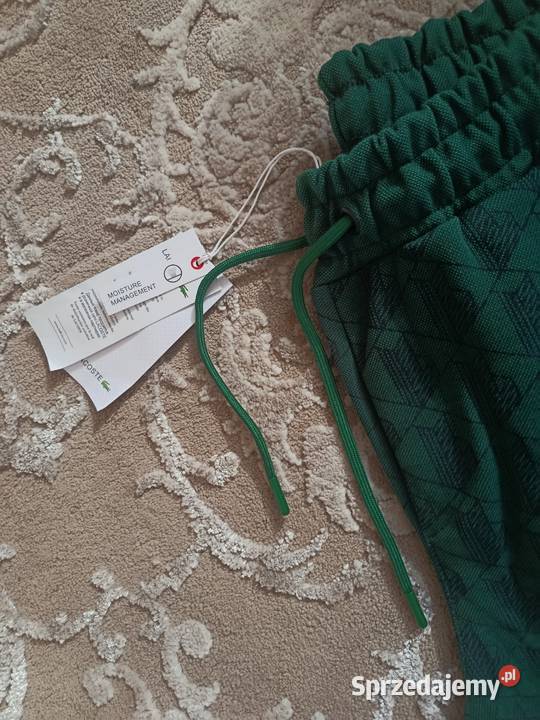 Spodnie dresowe męskie Lacoste Monogram ciepłe Białystok sprzedam