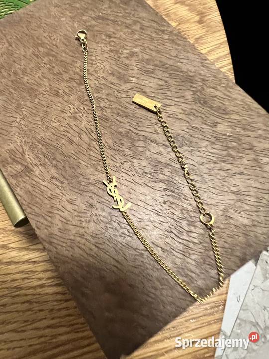 Bransoletka saint laurent gold nowa śląskie Tarnowskie Góry