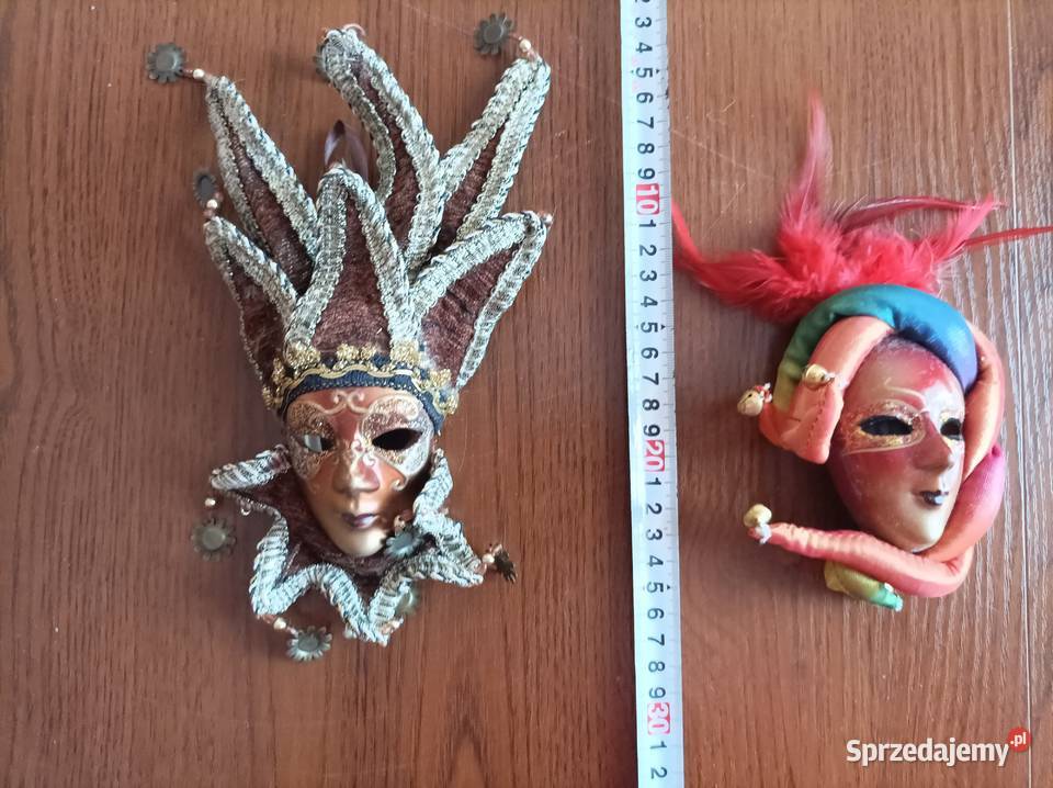 Maski weneckie ozdoby na ścianę Dekoracje i ozdoby Tarnów
