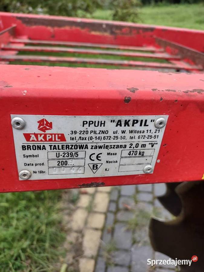 Sprzedam talerzowkę Akpil 20 metra Wszystkie lubelskie Zamość