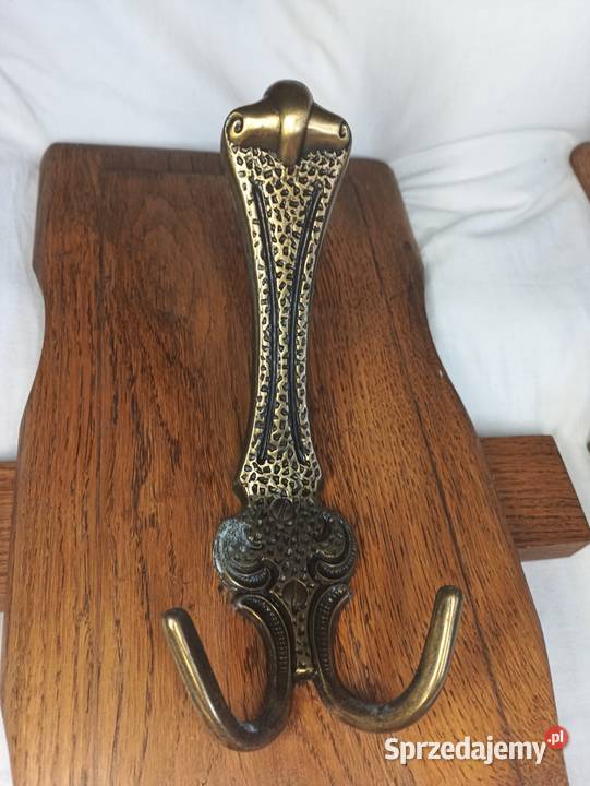 Dębowy wieszak na korytarz Trzcianka