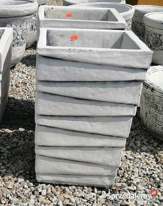DONICA OGRODOWA BETONOWA ociosana W109 Nysa