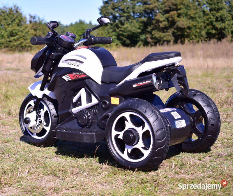 MOTOR 3 KOŁOWY XBLD SUPER 46 Z IMITACJĄ WYDECHU Rowerki i pojazdy Toruń
