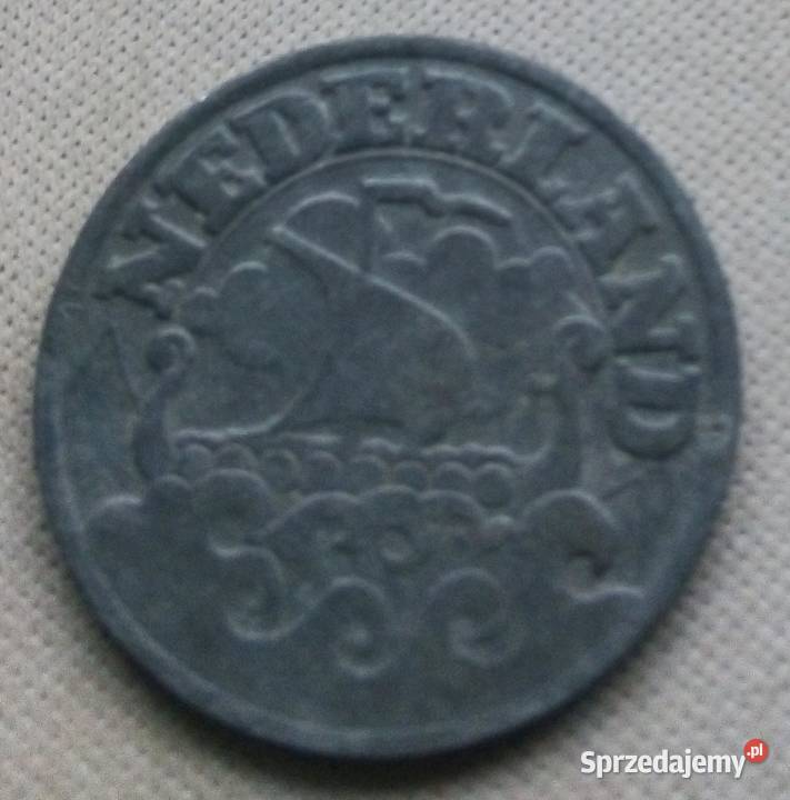 HOLANDIA25 CENTS1942 r CYNK STATEK Numizmatyka Legionowo