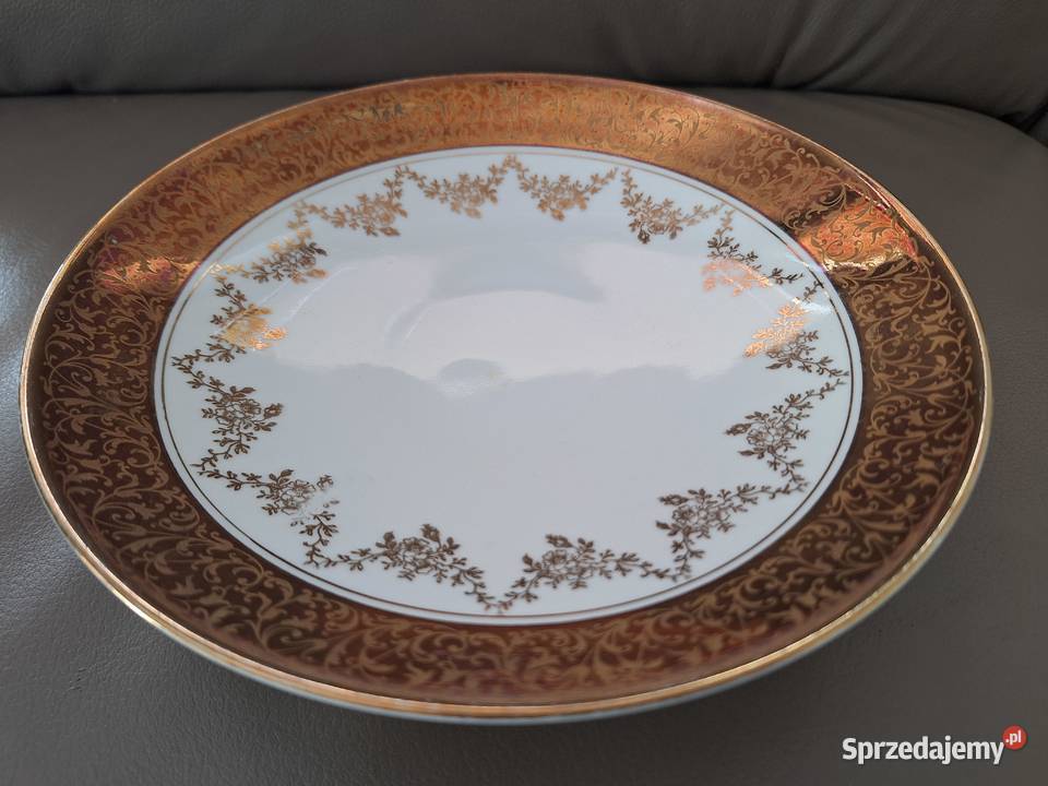 Talerz Patera Porcelana Manufaktura Hndel Porcelana i szkło