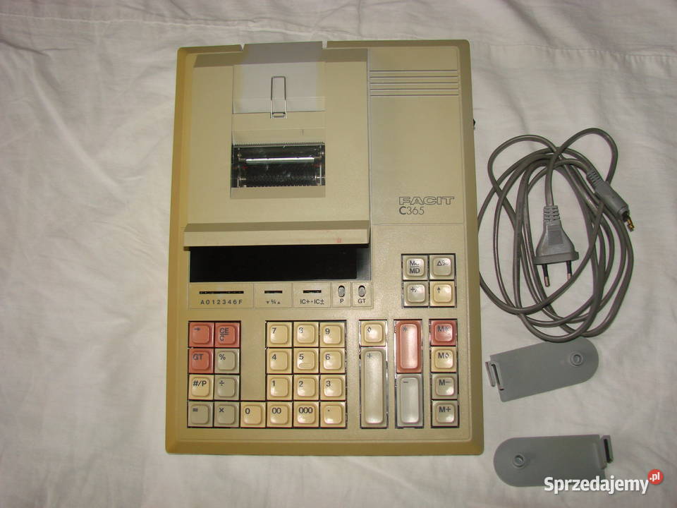 Facit C365 stary kalkulator z drukarką