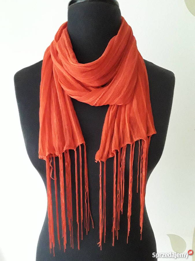 Szal apaszka komin z cienkiego materiału z Uniseks