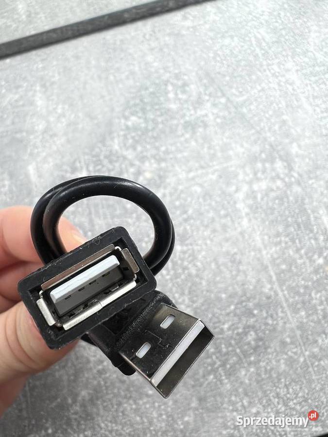 Kabel przejściówka kabel USB z końcówkami USBA i Kable i przewody Jasło