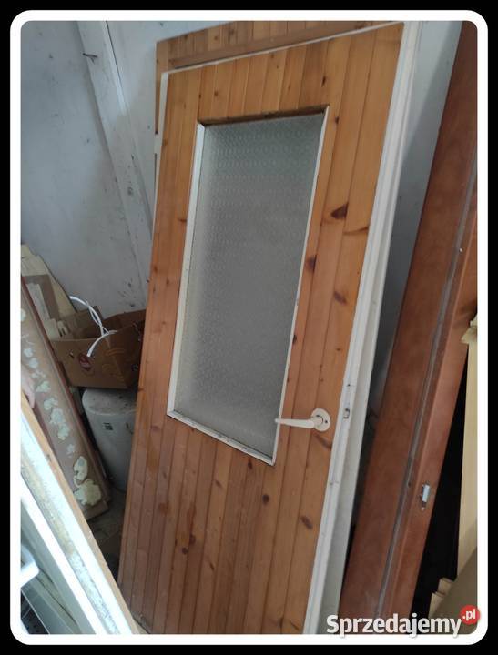Drzwi wewnętrzne lewe i prawe PRL różne mazowieckie sprzedam