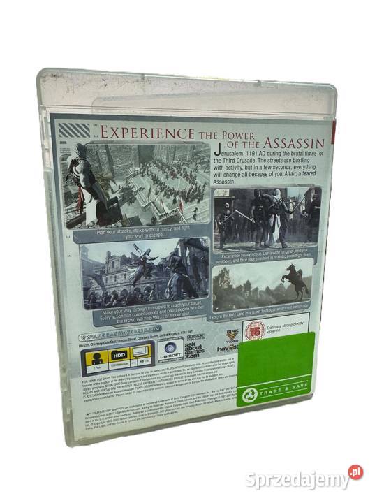 Assassins Creed PlayStation 3 3 pudełkowa Sony Playstation 3 warmińsko-mazurskie Elbląg