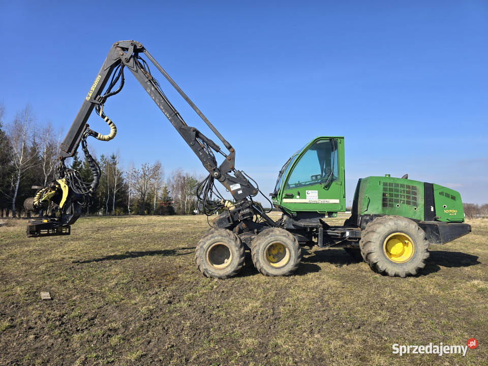 Harwester JOHN DEERE 1070 D ECO III 6x6 Bielnik Drugi sprzedam