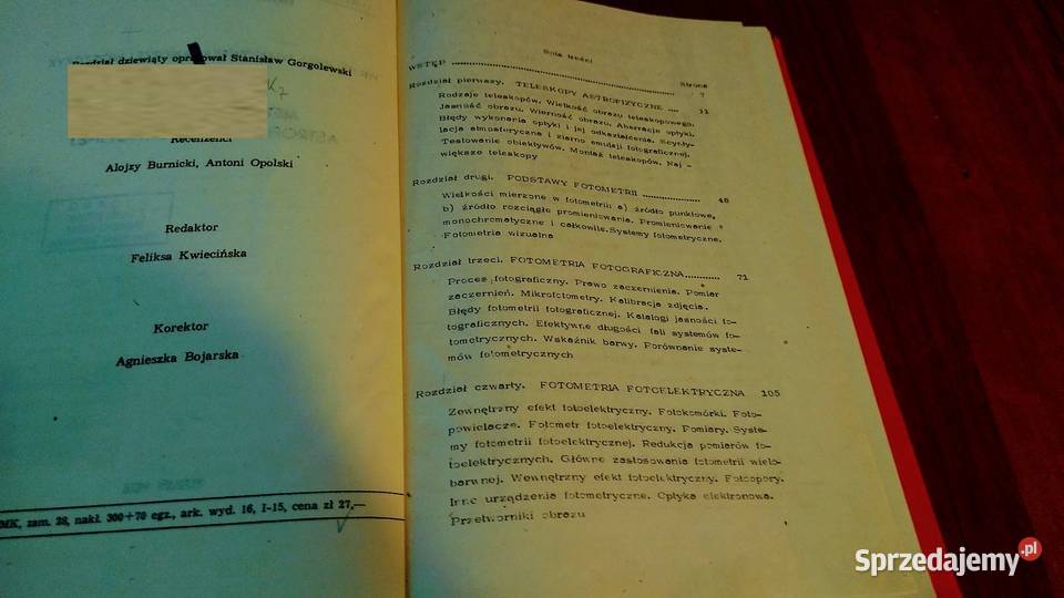 Metody badawcze astrofizyki obserwacyjnej fizyka