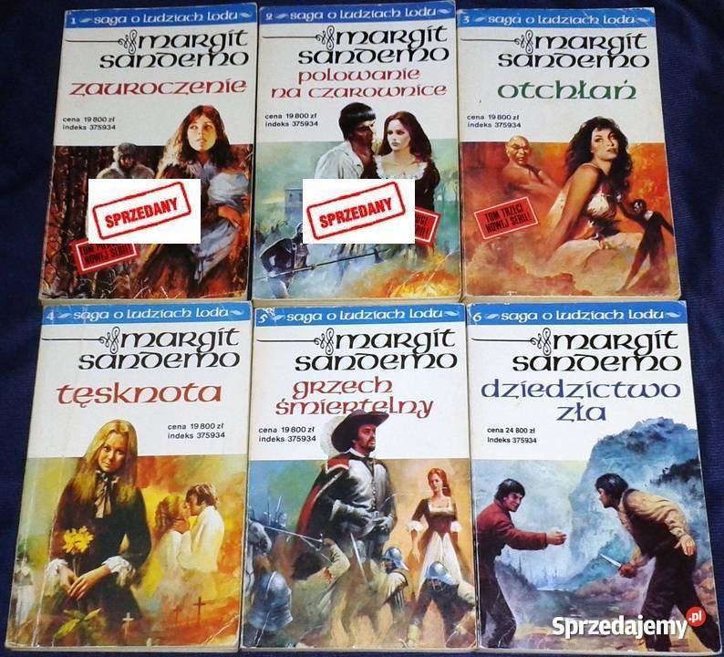 Saga o Ludziach Lodu 29 części Margit Sandemo Chełm sprzedam