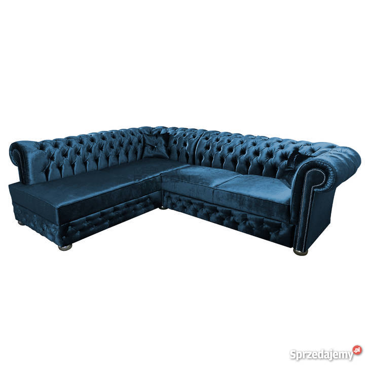Pikowany narożnik Chesterfield Classic Comfort