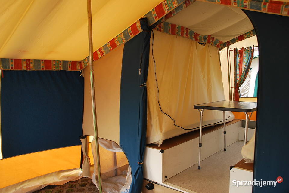 PRZYCZEPA KEMPINGOWA NAMIOTOWA CONWAY CORTINA VAT marża Kempingowe Grzebowilk