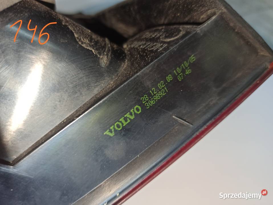 Lampa Prawa Tył VOLVO V50 146 lubelskie Radzyń Podlaski