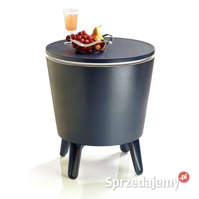 Keter Stolik barowy z chłodziarką antracytowy wolnostojące Warszawa sprzedam