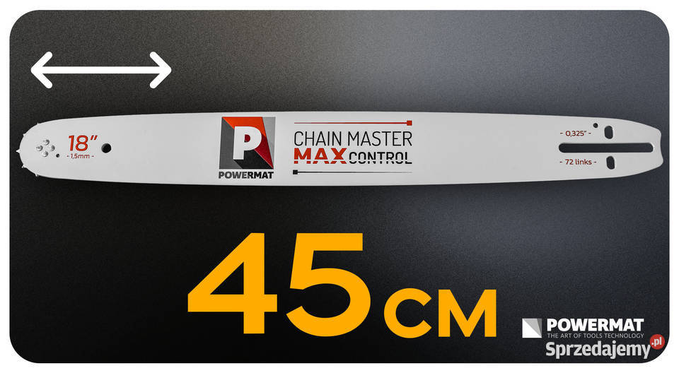 prowadnica do piły spalinowej 2 łańcuchy 18 Katowice