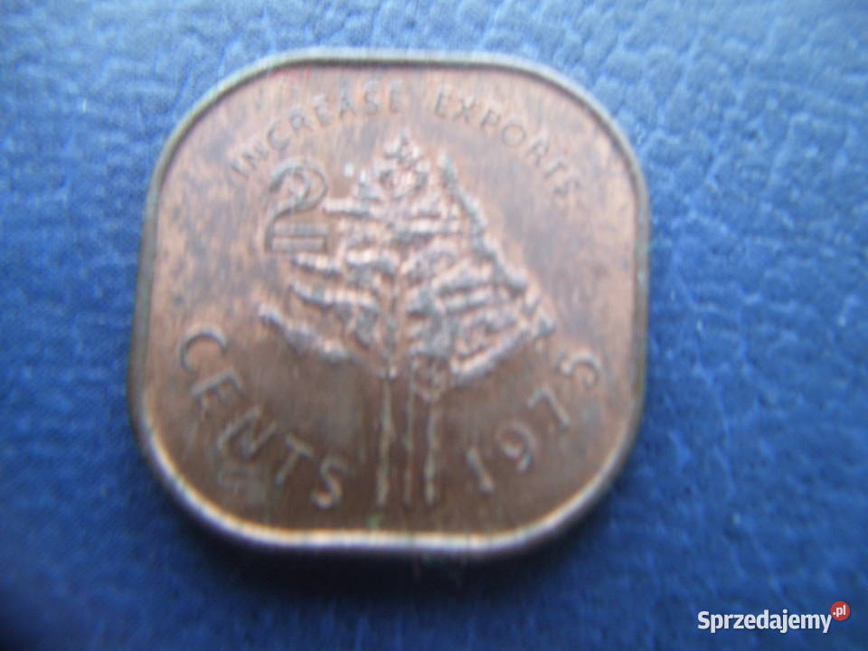 Stare monety 2 cent 1975 Eswatini