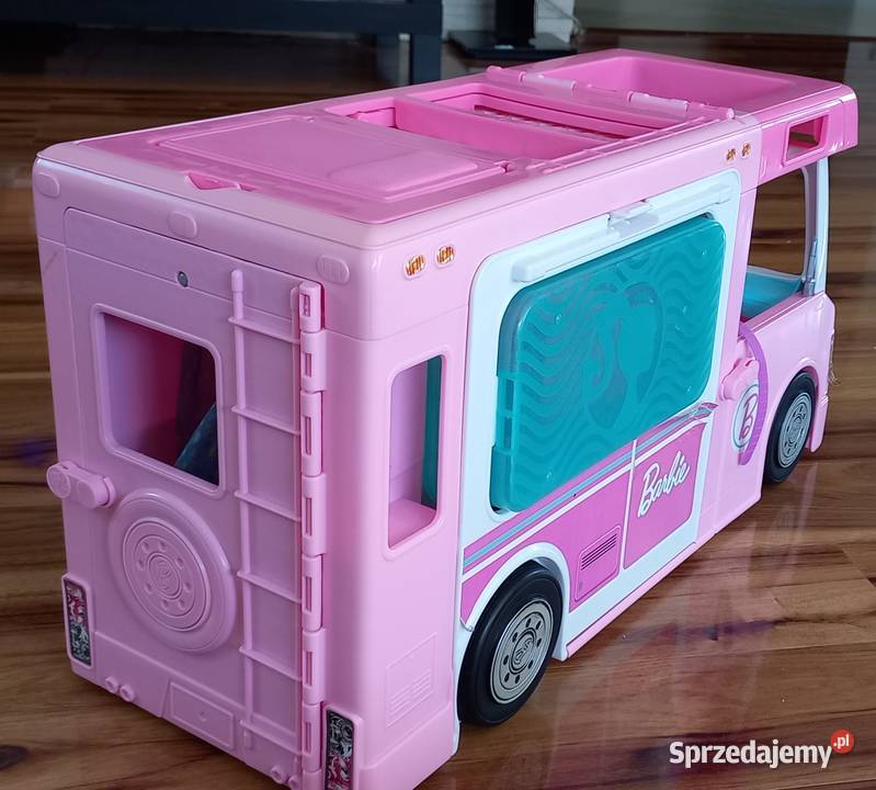 Kamper barbie z łódką basenem i grilem Mattel Morzyczyn