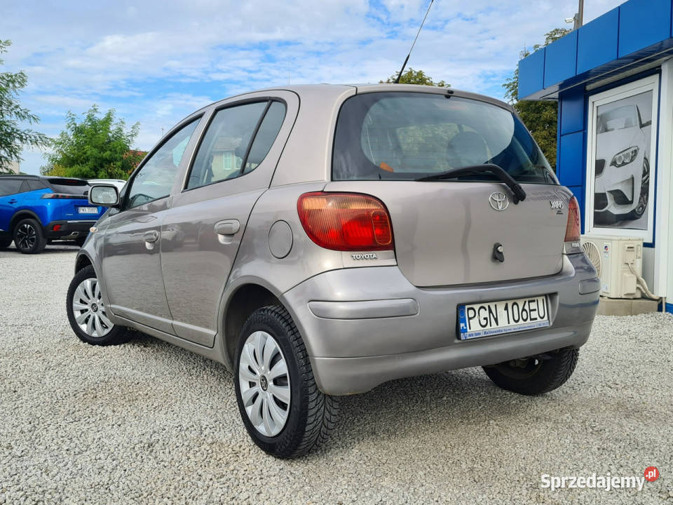 Toyota Yaris Klimatyzacja ElSzyby Halogeny 87KM Yaris Wągrowiec sprzedam