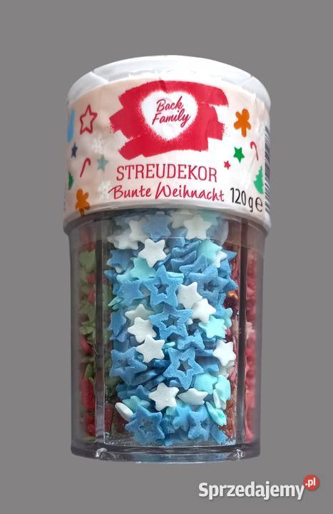 Posypka cukrowa w kształcie świątecznych Chrzanów