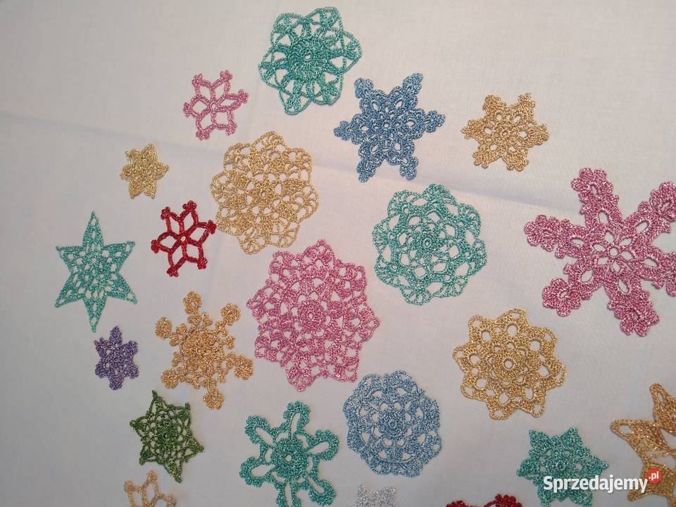 Błyszczące gwiazdeczki gwiazdki na choinkę Lublin sprzedam
