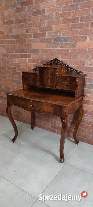 Piękne biurko sekretarzyk Ludwik Filip antyk Łagów sprzedam