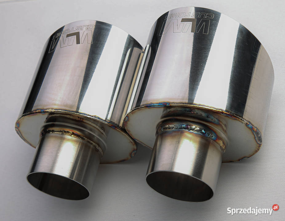 Końcówka wydechu tłumika owal stal nierdzewna osobowe Hecznarowice