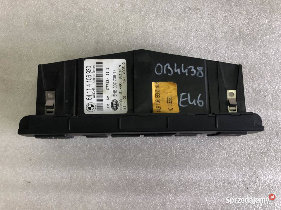 PANEL KLIMATYZACJI 4106930 BMW E46