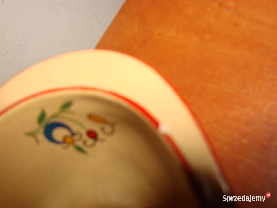 Bolesławiec wzór kaszubski półmisek PRL