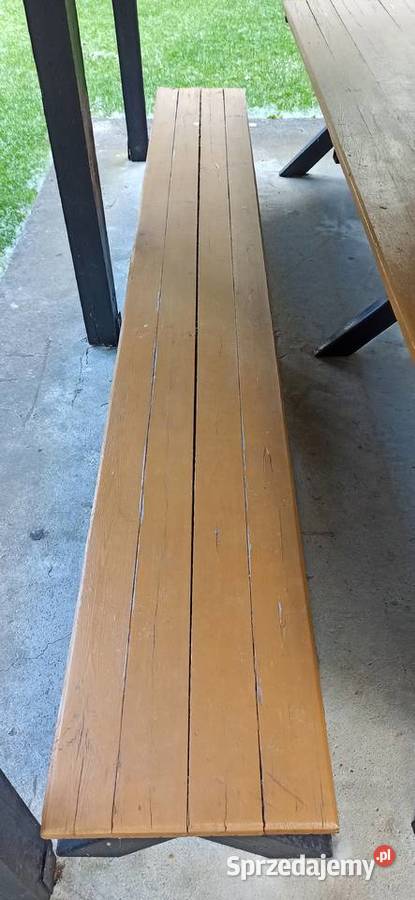 Stół i ławki do altany Meble ogrodowe Zestawy mebli ogrodowych Kraków
