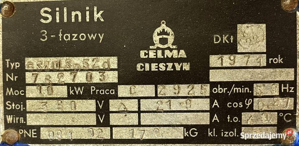 pompa 80PM160 10kW 2925obr Pigża