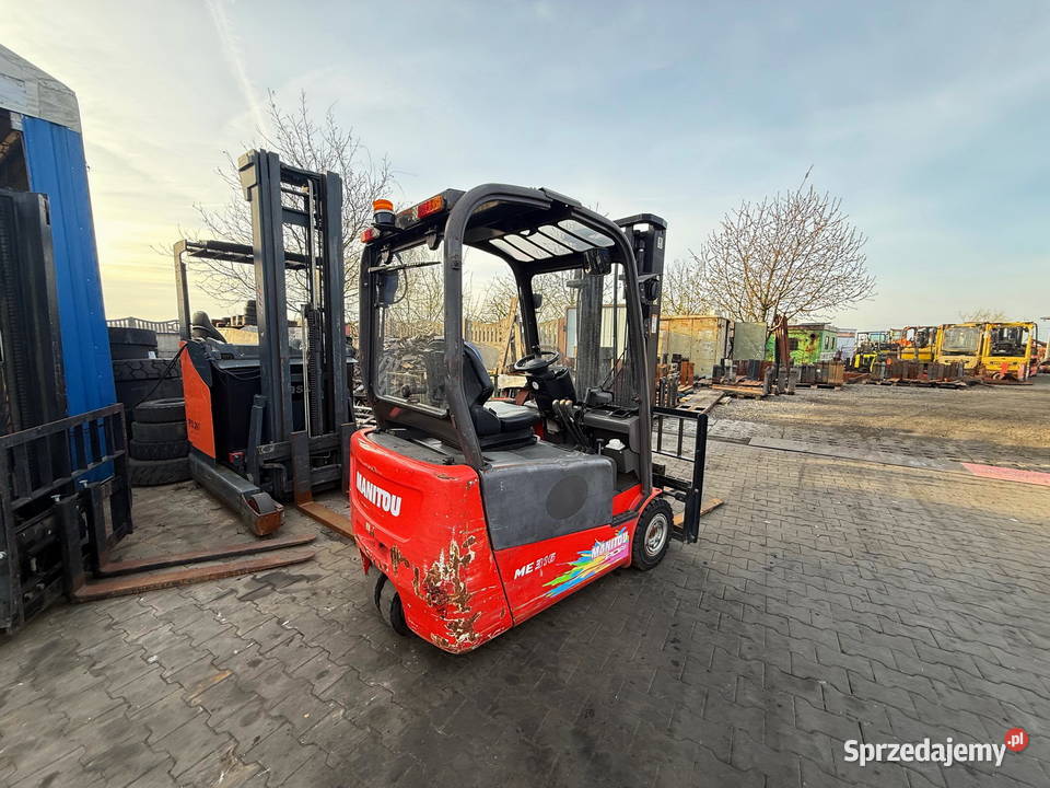 wózek widłowy elektryczny MANITOU ME31648v 330m elektryczny Wózki widłowe Działoszyn sprzedam