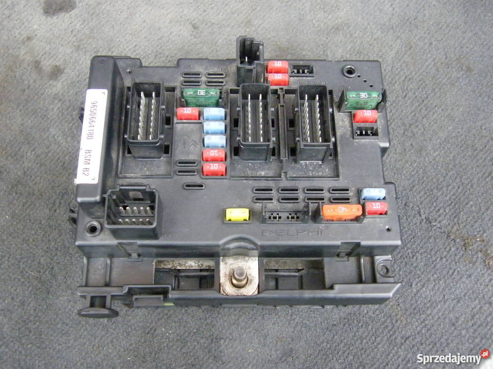 SKRZYNKA MODUŁ BSM B2 DELPHI 9650664180 PEUGEOT małopolskie Wola Batorska