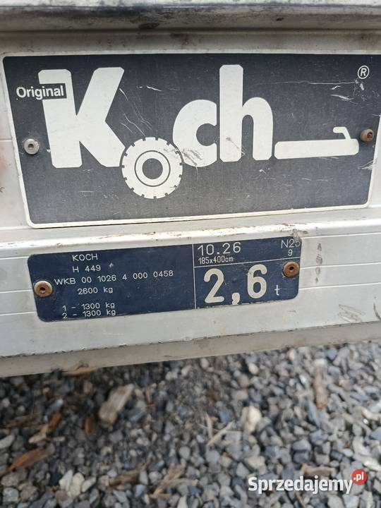 Przyczepa Koch 26 tony dmc Stary Lubliniec