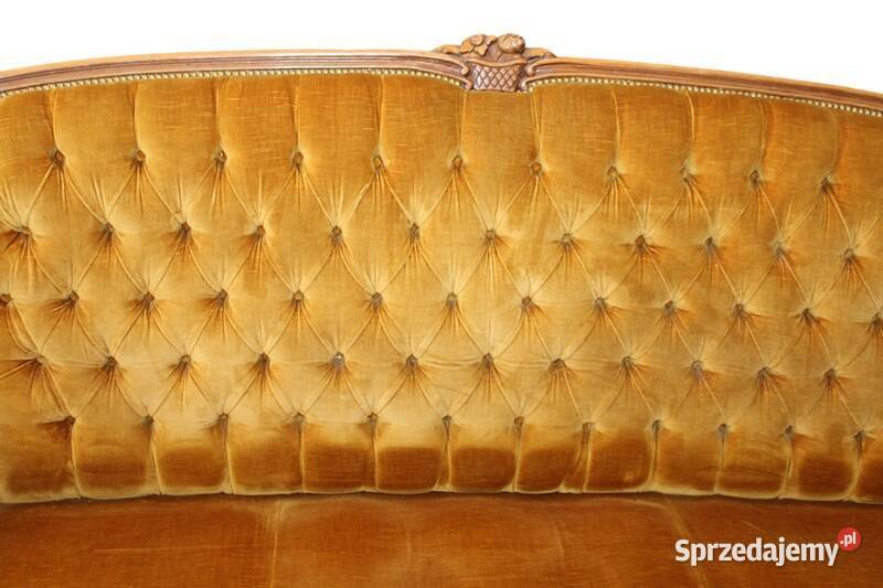 Trzyosobowa sofa pikowa w stylu Ludwika Szczecin