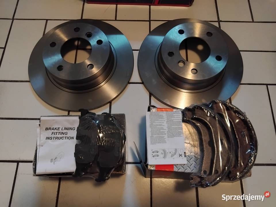 BMW e36 Nowy zestaw na tył Tarcze Klocki Szczęki