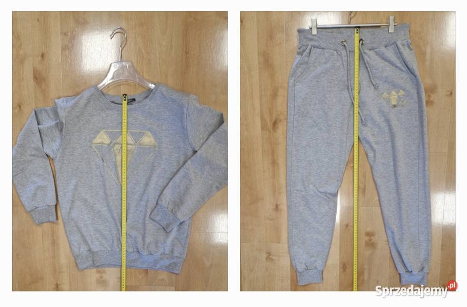Dres damski Veso XL szary tkanina bawełna 95 Lublin sprzedam