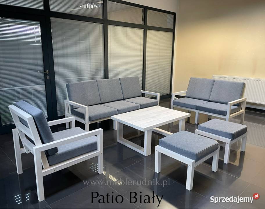 Meble ogrodowe tarasowe drewniane patio promocja drewno Kraków