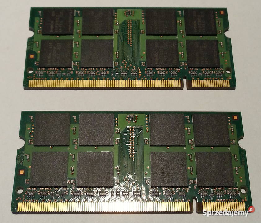Pamięci RAM laptop Hynix DDR2 2GB 2x1GB 667MHz wielkopolskie Gniezno
