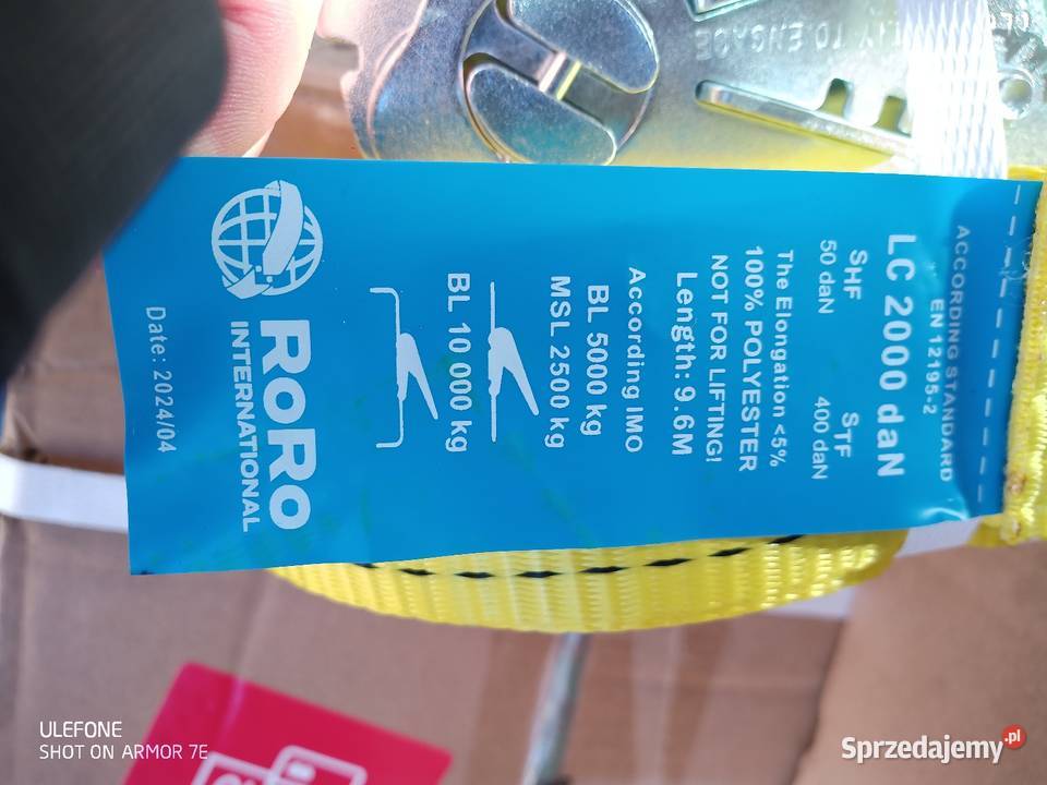 Pasy mocujące transportowe Pozostałe Suwałki