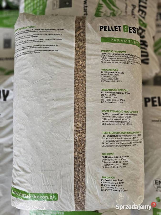 Pellet Beskidy certyfikowany En plus A1 Skawina