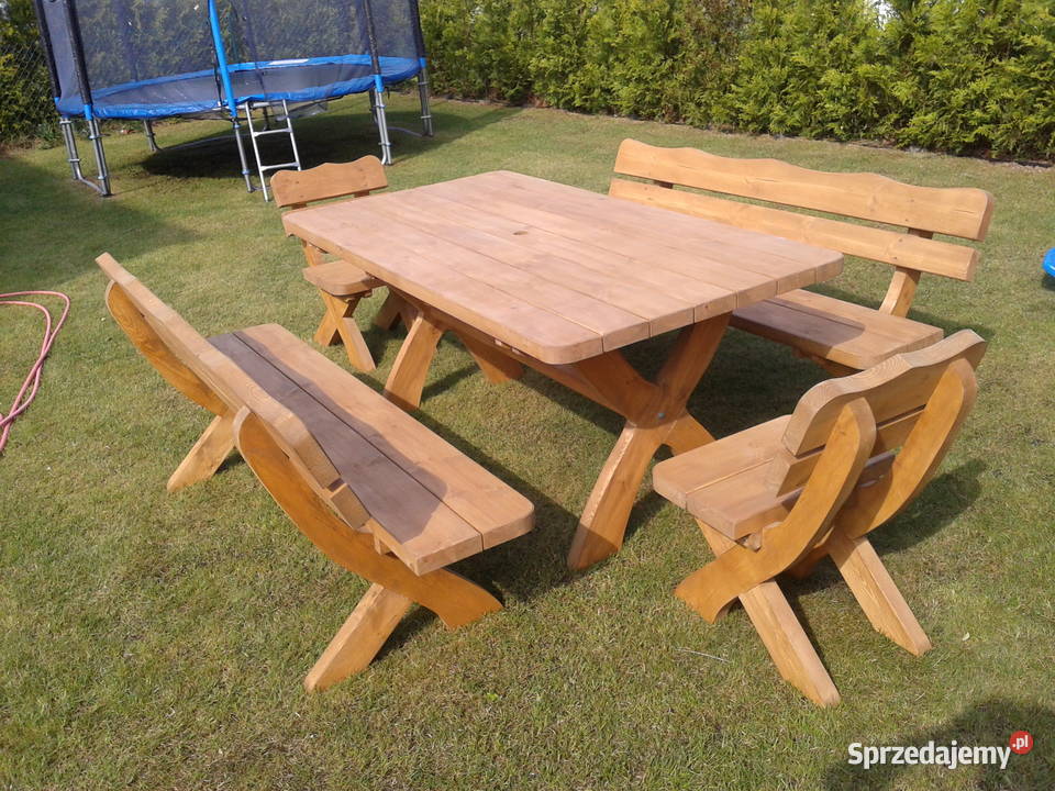 Biesiadny piękny komplet ogrodowy pomorskie Czarna Woda