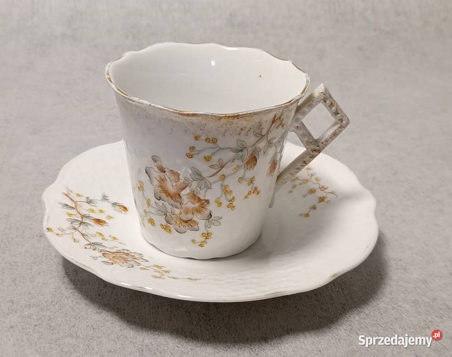 Filiżanka Duet Kwiecisty Silesia Germany Ciekawe